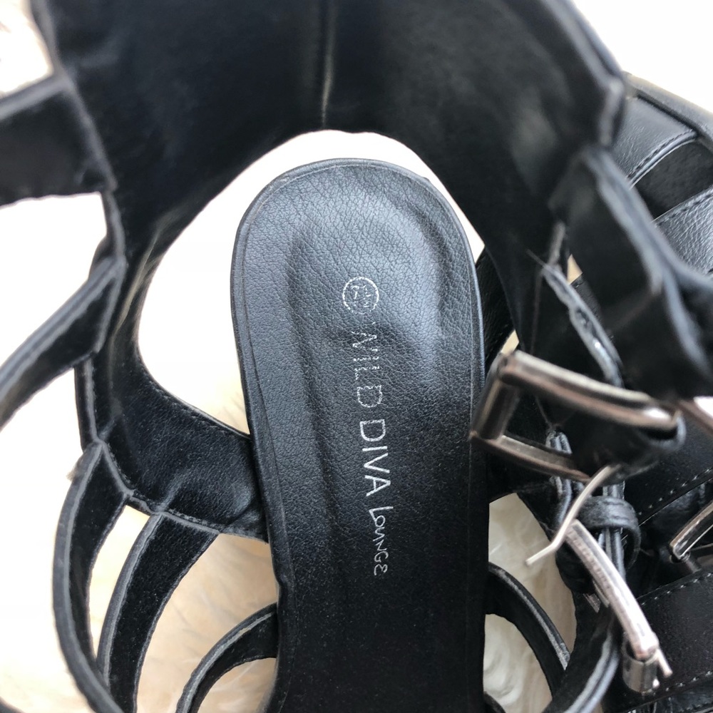 BLACK wedges - Picture 4 of 5
